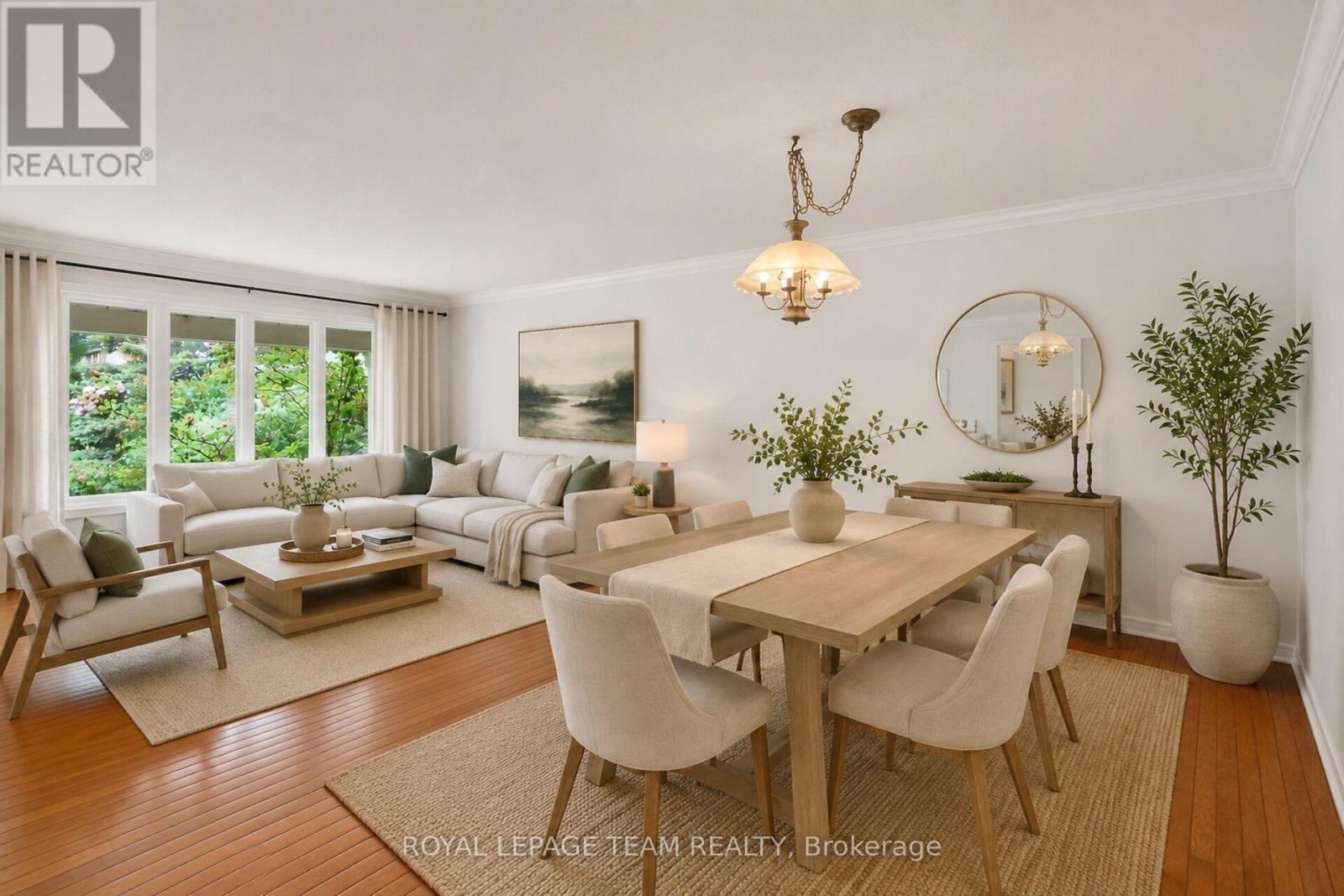 Virtually staged dining room - 19 Windhurst Drive, Ottawa, ON