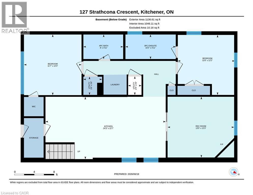 Floor plan - 127 Strathcona Crescent, Kitchener, ON