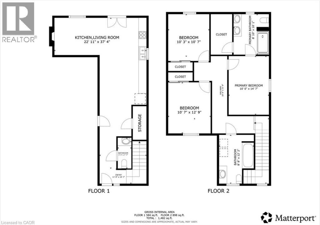 Floor plan - 129 St George Street, Kitchener, ON