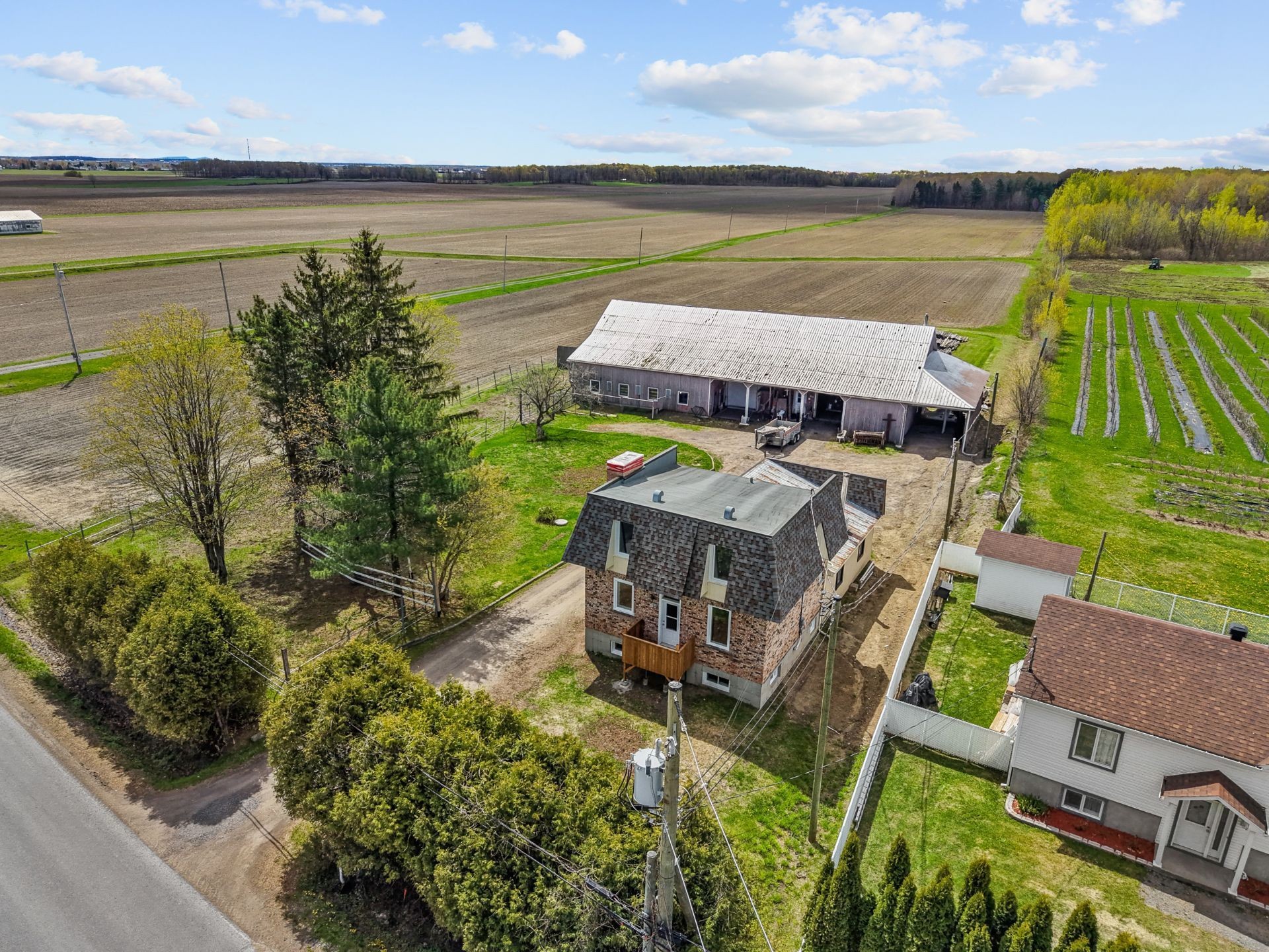 Photo aérienne - 280 Rg Montcalm, Saint-Esprit, QC