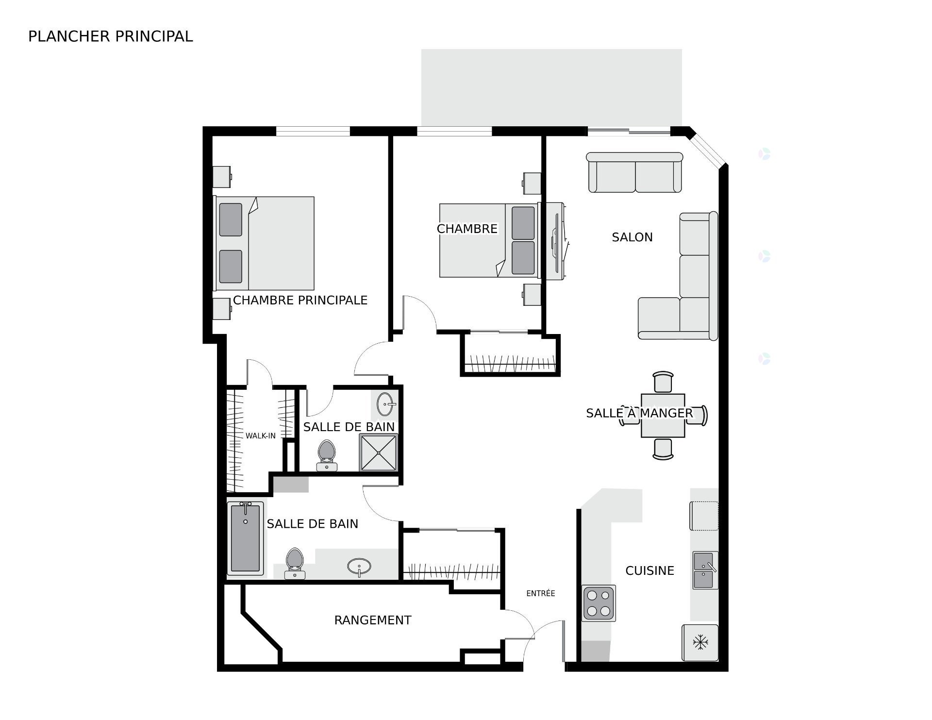 Floor Plan - 702-160 Ch. De La Rive-Boisée, Montréal (Pierrefonds-Roxboro), QC - Other