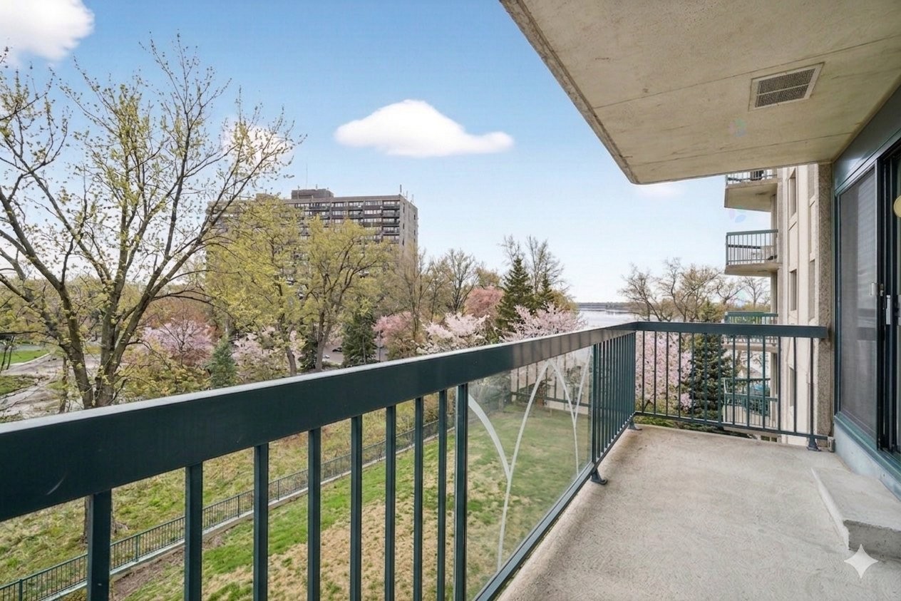 Balcony - 702-160 Ch. De La Rive-Boisée, Montréal (Pierrefonds-Roxboro), QC - Outdoor With Exterior