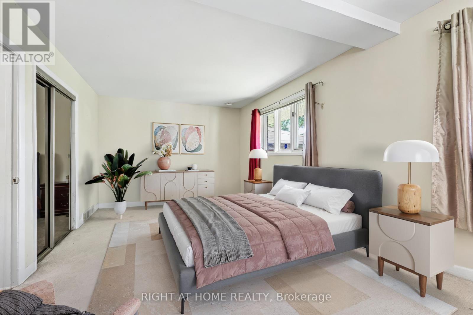 Primary Bedroom - (2 Bedrooms converted into 1) - 1640 Fisher Avenue, Ottawa, ON