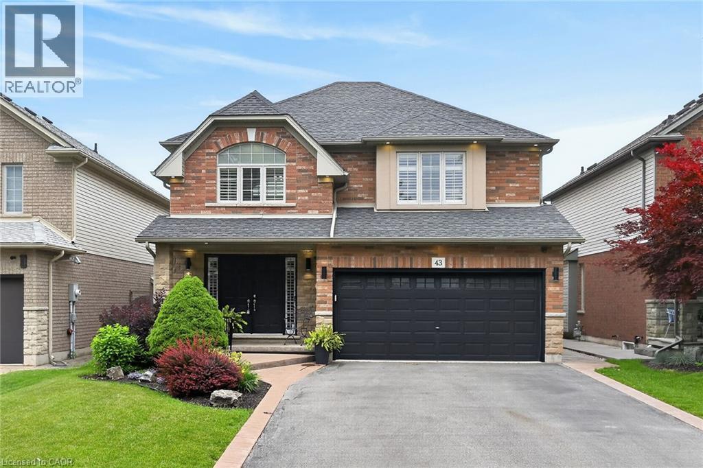 Beautiful landscaping, parking for 4 cars, plus double car driveway - 43 Wilbur Drive, Binbrook, ON