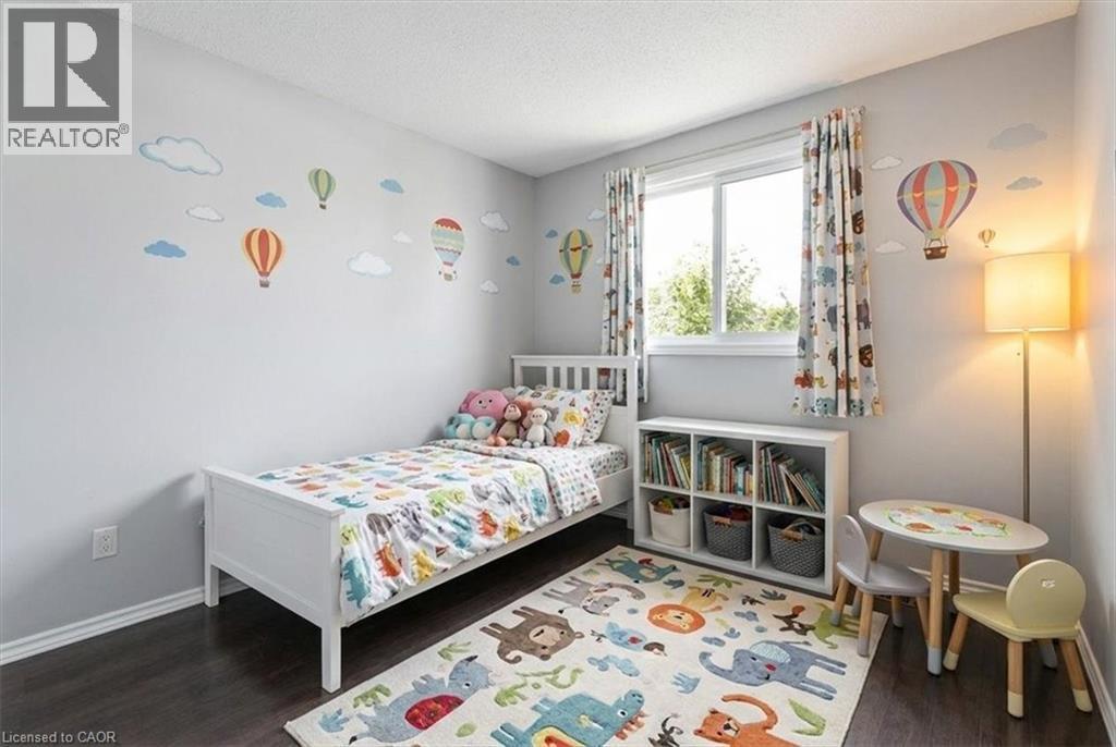 Upper level bedroom (Virtually staged) - 96 Pathfinder Crescent, Kitchener, ON