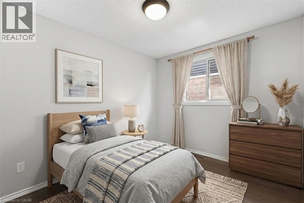 Upper level bedroom (Virtually staged) - 96 Pathfinder Crescent, Kitchener, ON