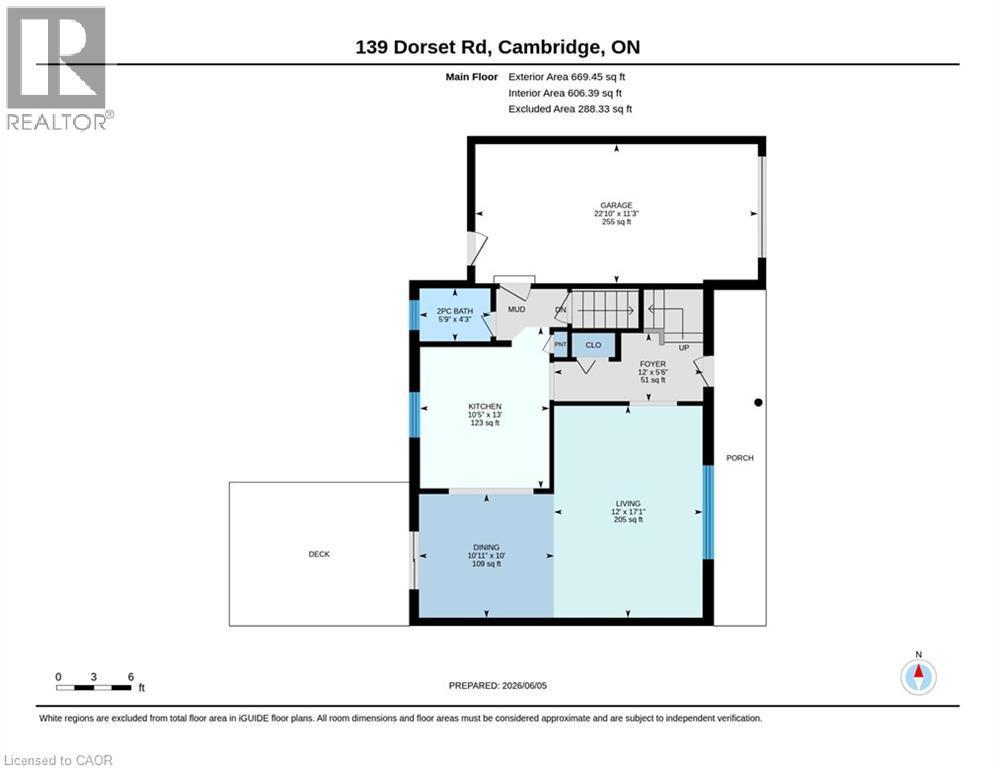 Floor plan - 139 Dorset Road, Cambridge, ON