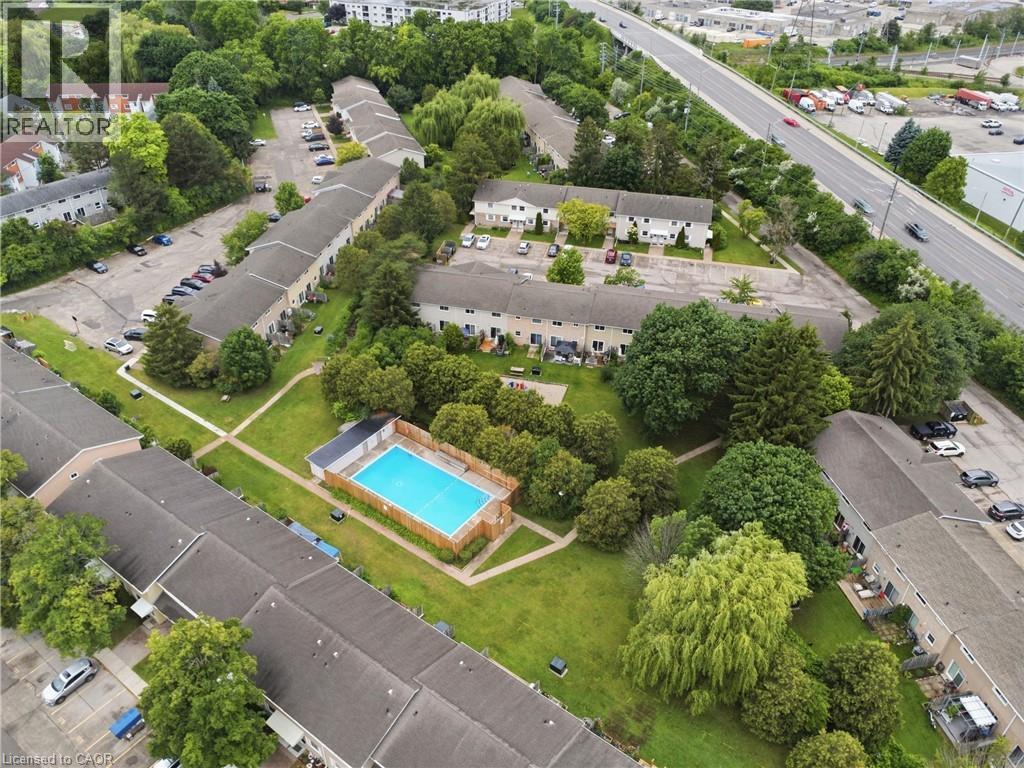 513 Weber Street N Unit# B, Waterloo, ON - Outdoor With In Ground Pool With View