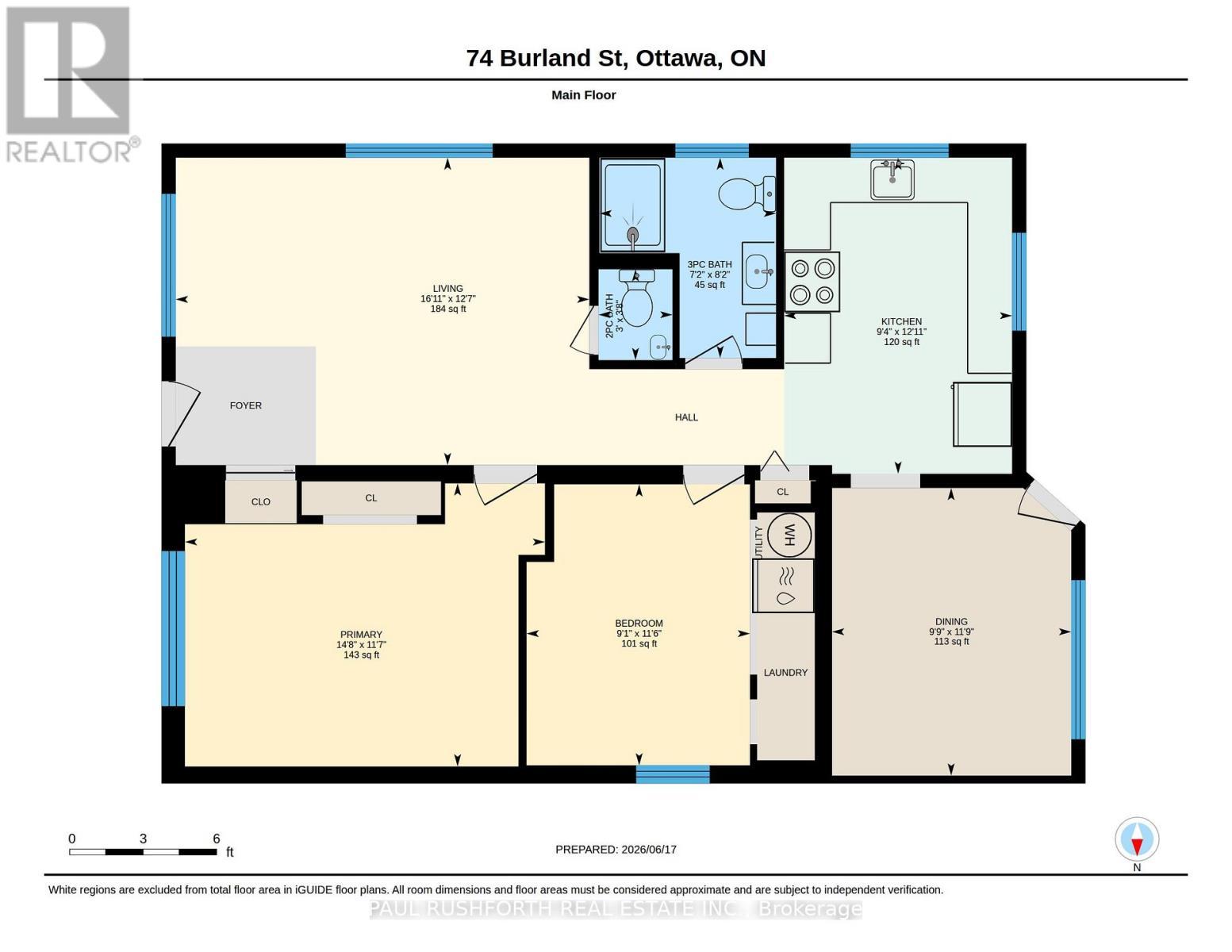 Floor Plan - 74 Burland Street, Ottawa, ON