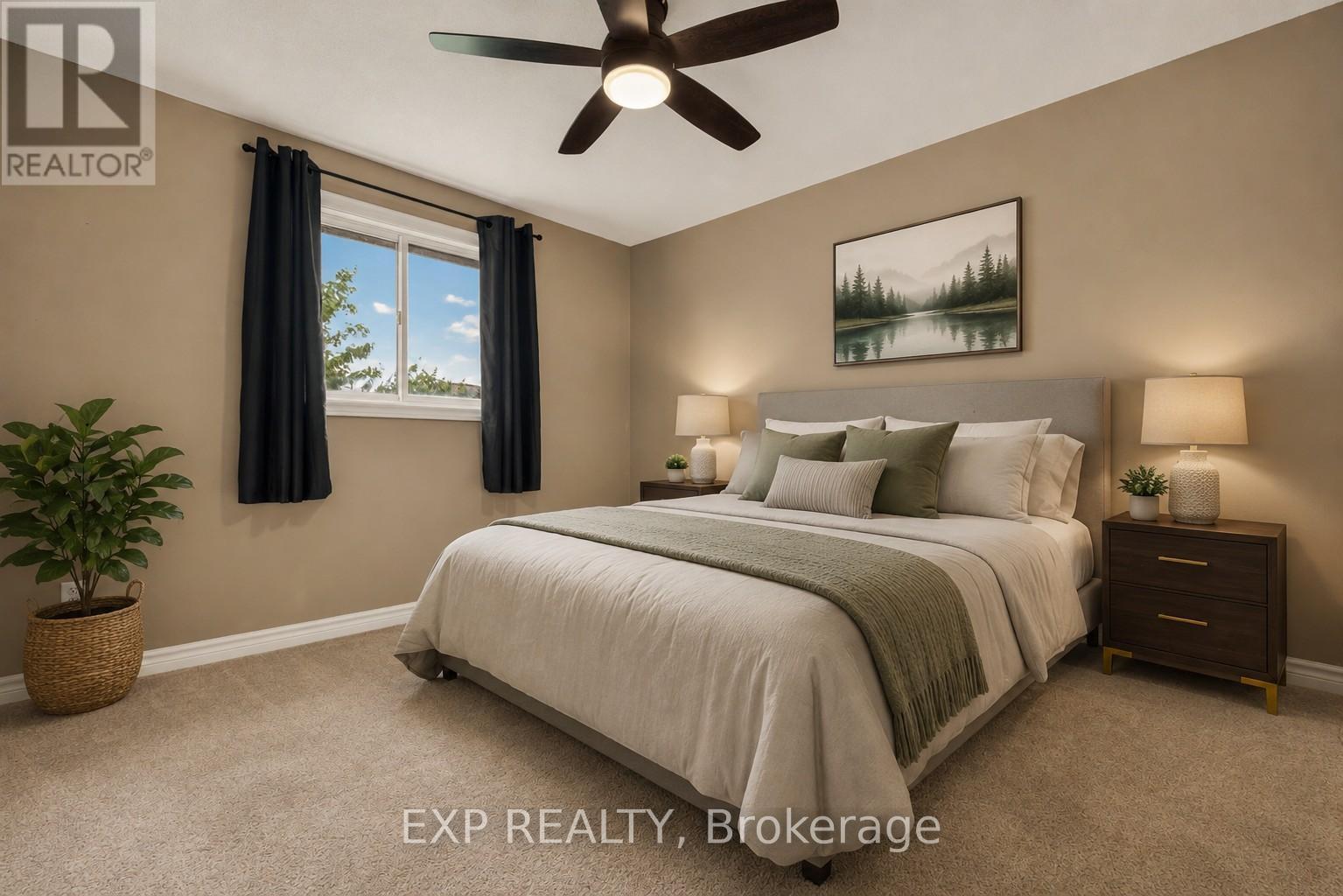 2nd Bedroom - Digitally Staged - 72 Etherington Crescent, Hamilton, ON
