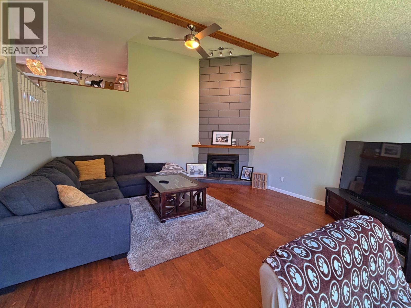 1228 E 7Th Avenue, Prince Rupert, BC - Indoor Photo Showing Living Room With Fireplace