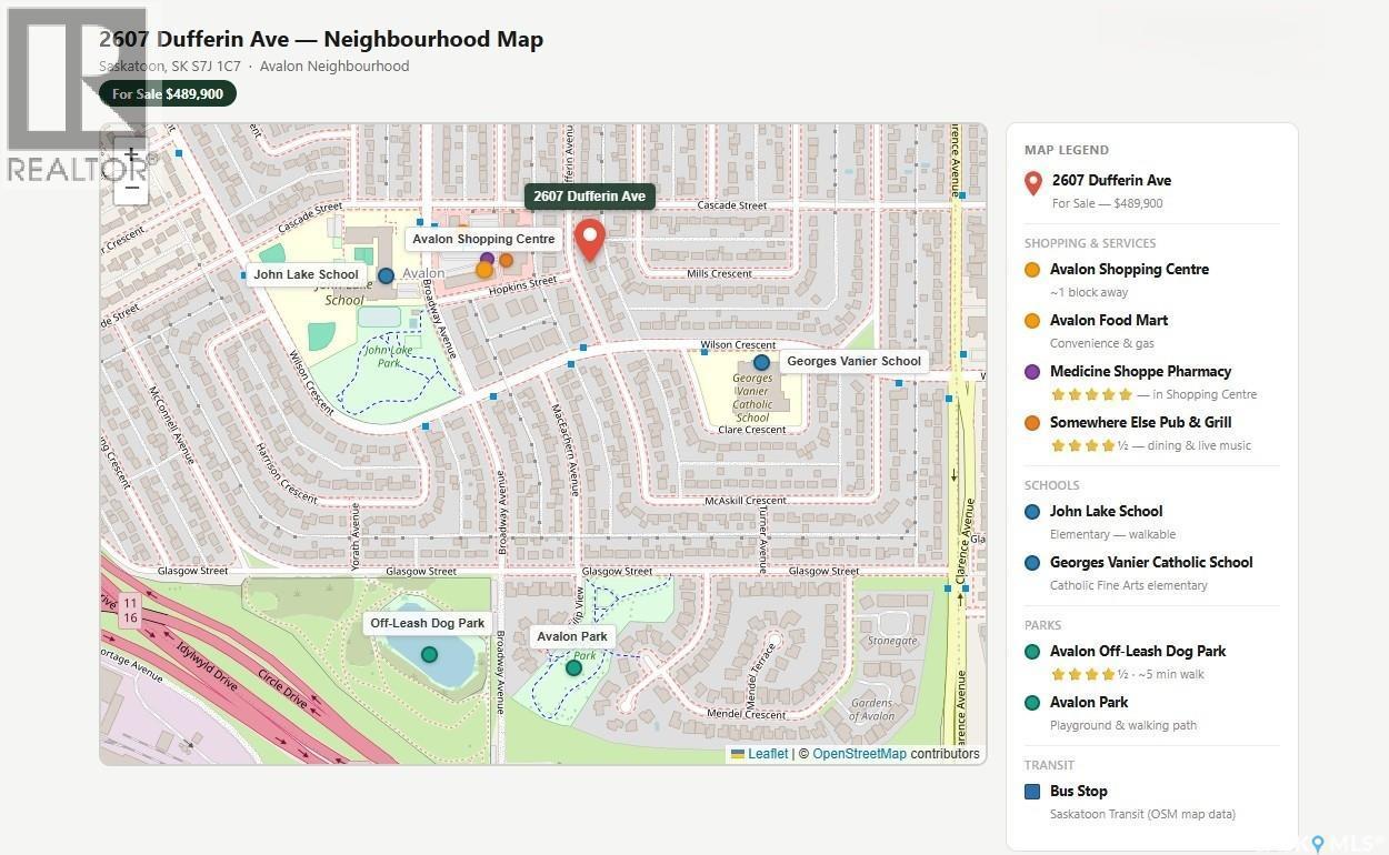 2607 Dufferin Avenue, Saskatoon, SK