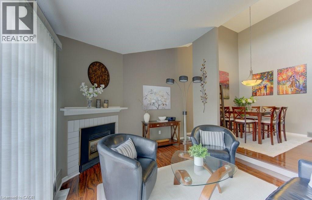 458 Beechwood Place Unit# 3, Waterloo, ON - Indoor With Fireplace