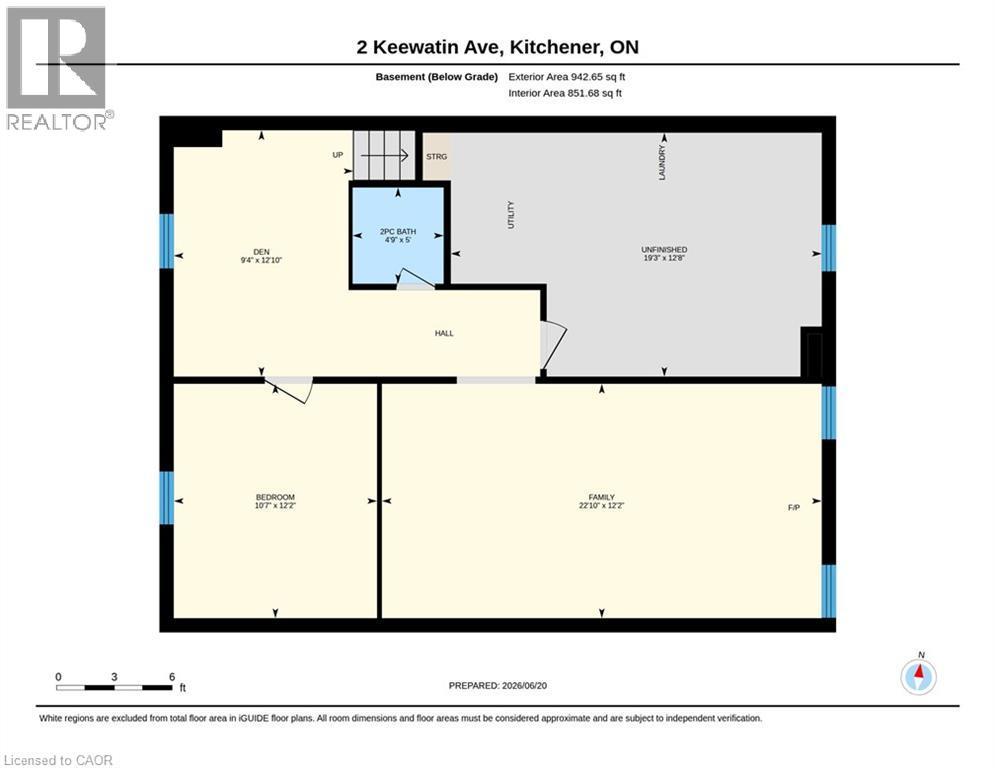Lower Level - 2 Keewatin Avenue, Kitchener, ON