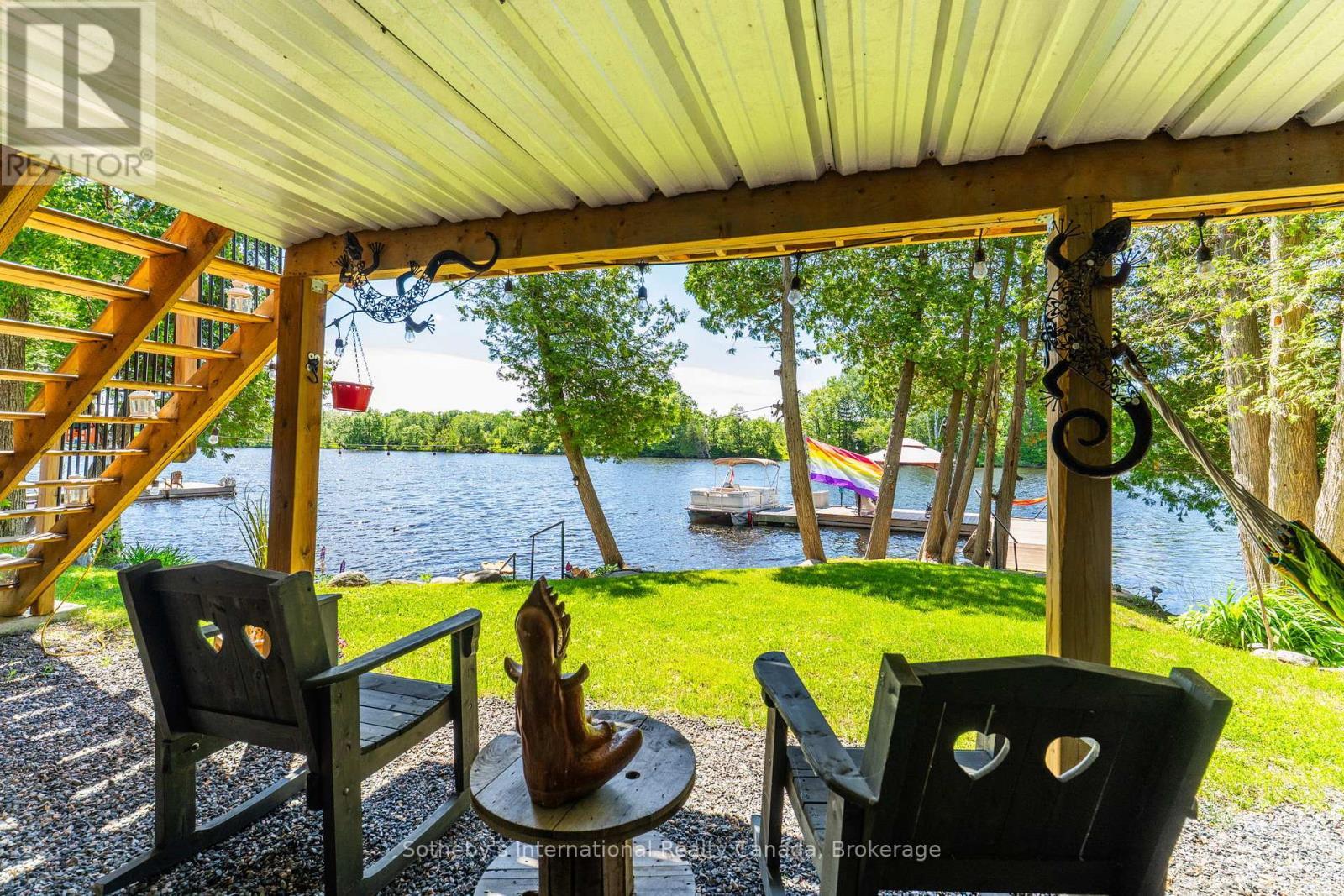 8 Lakeview Crescent, Mckellar, ON - Outdoor With Body Of Water With Deck Patio Veranda