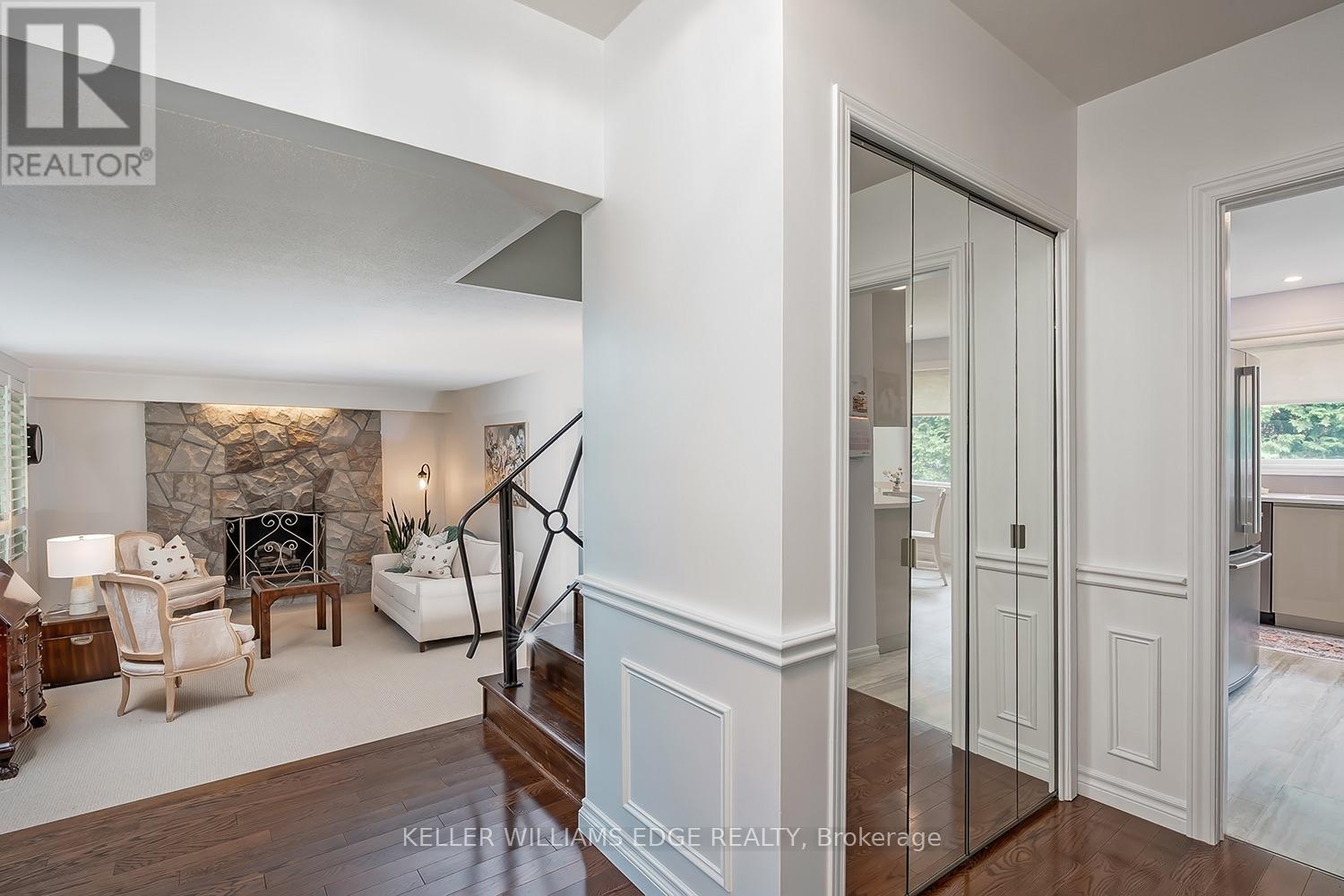 280 Penn Drive, Burlington, ON - Indoor Photo Showing Other Room With Fireplace