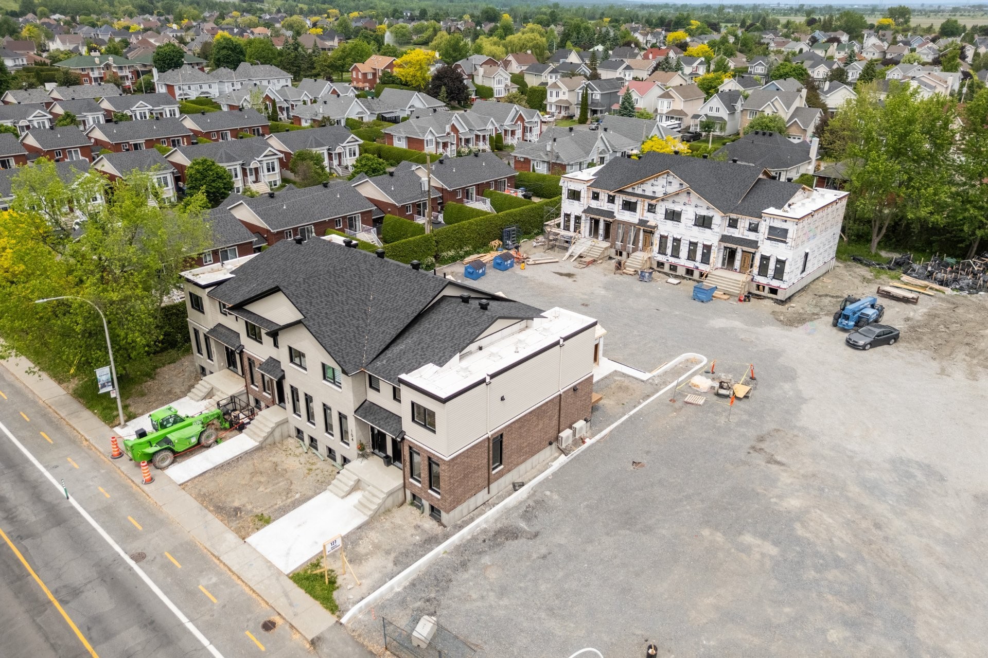 Aerial View - 201-127 Mtée Des Trinitaires, Saint-Basile-Le-Grand, QC - Outdoor With View
