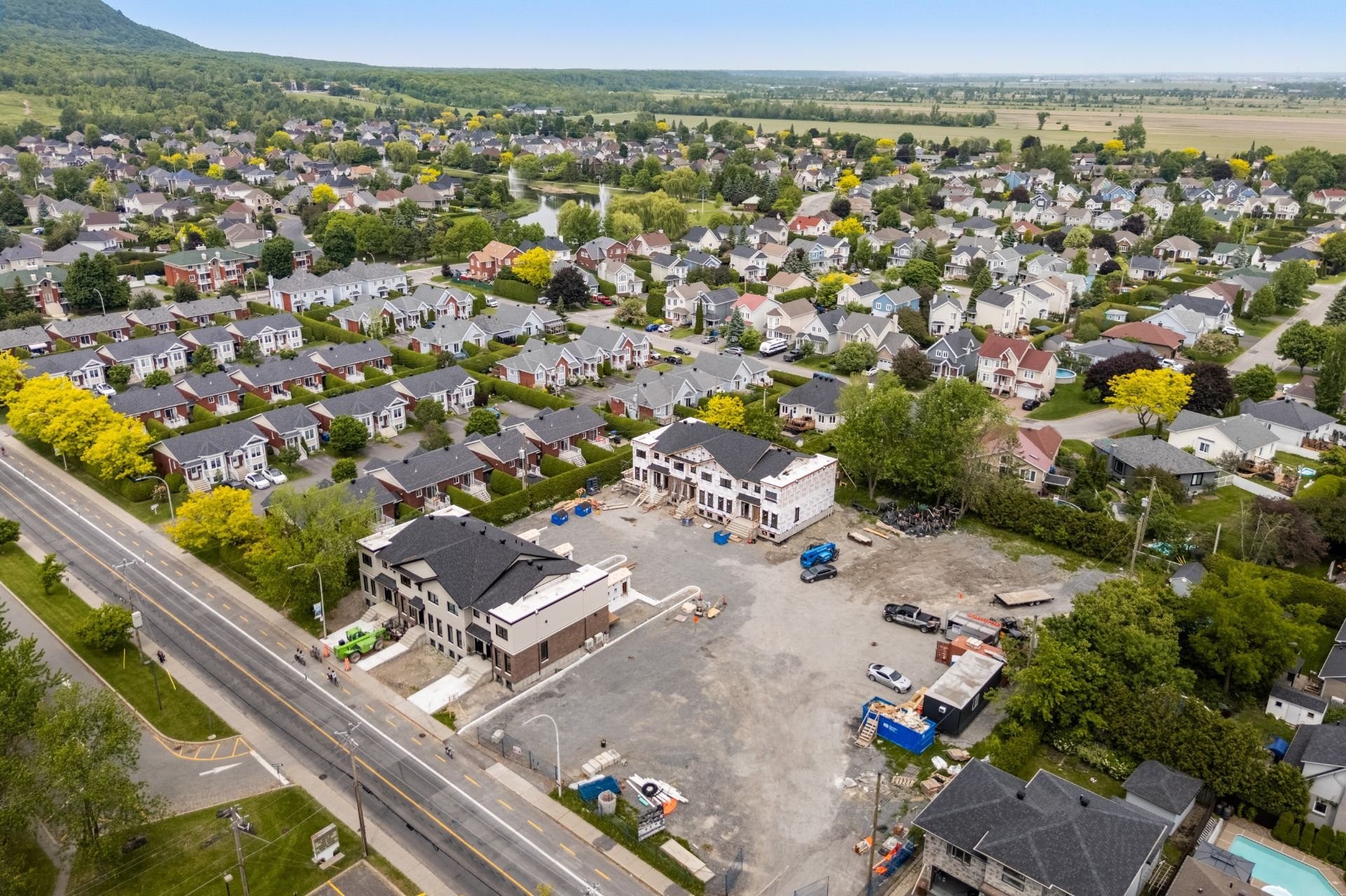 Aerial View - 201-127 Mtée Des Trinitaires, Saint-Basile-Le-Grand, QC - Outdoor With View