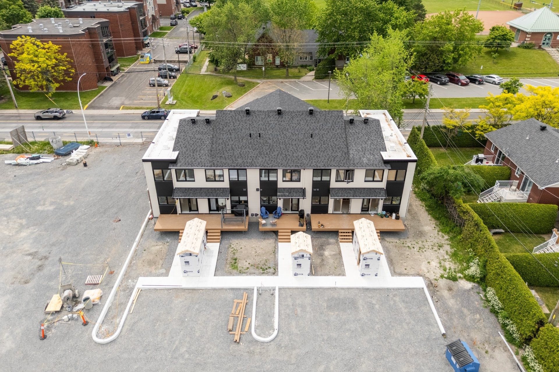 Aerial View - 201-127 Mtée Des Trinitaires, Saint-Basile-Le-Grand, QC - Outdoor