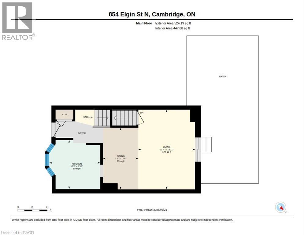 Floor plan - 854 Elgin Street N, Cambridge, ON