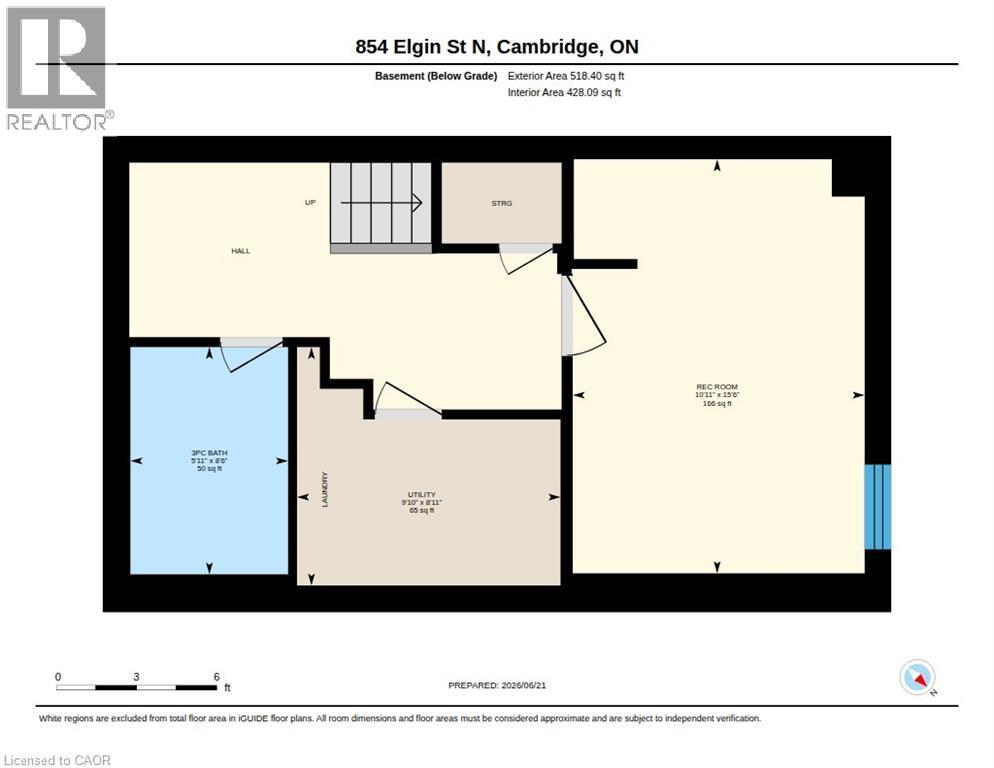 Floor plan - 854 Elgin Street N, Cambridge, ON