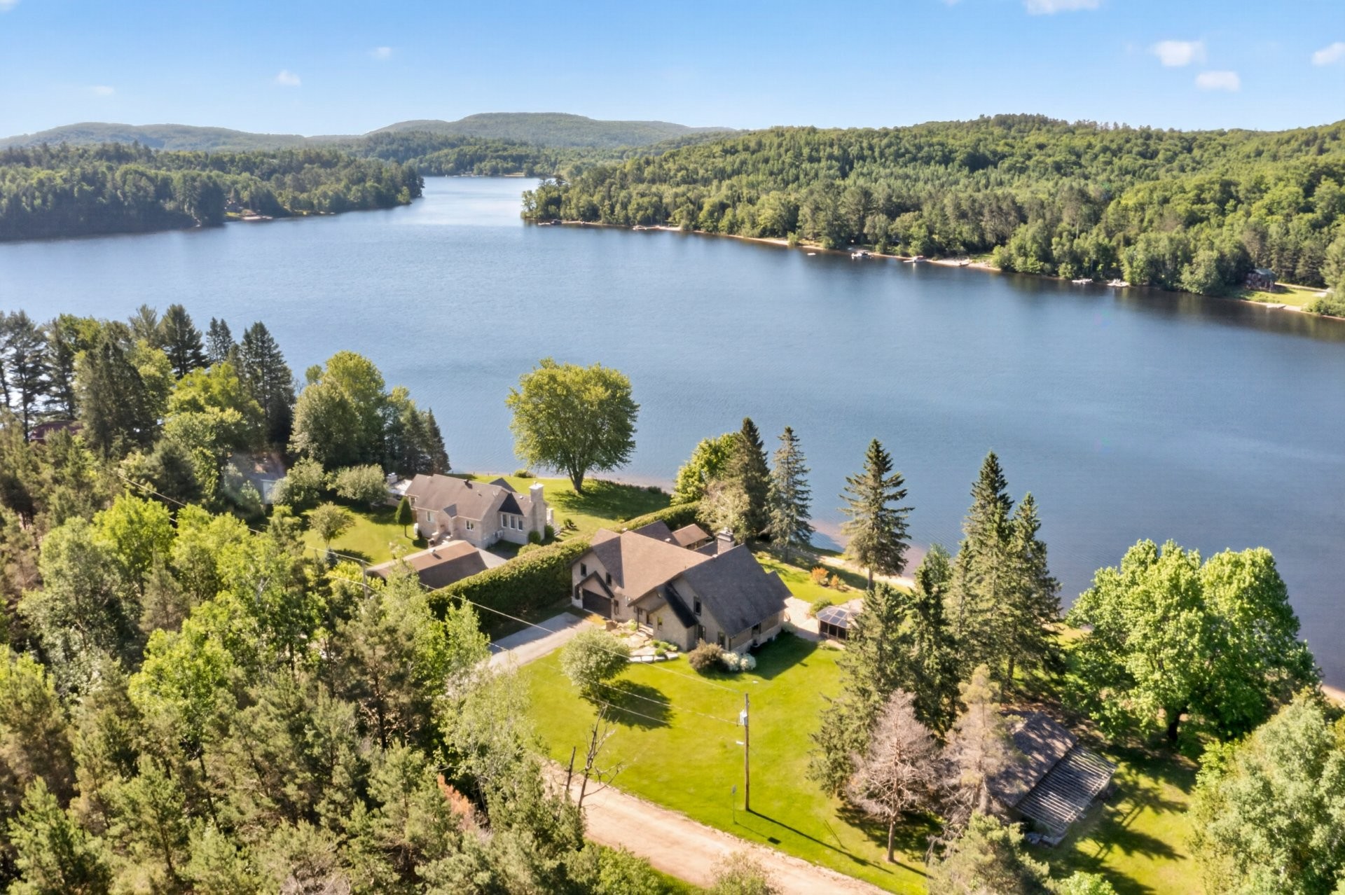 Vue d'ensemble - 566 Ch. Azarie, Lac-Simon, QC