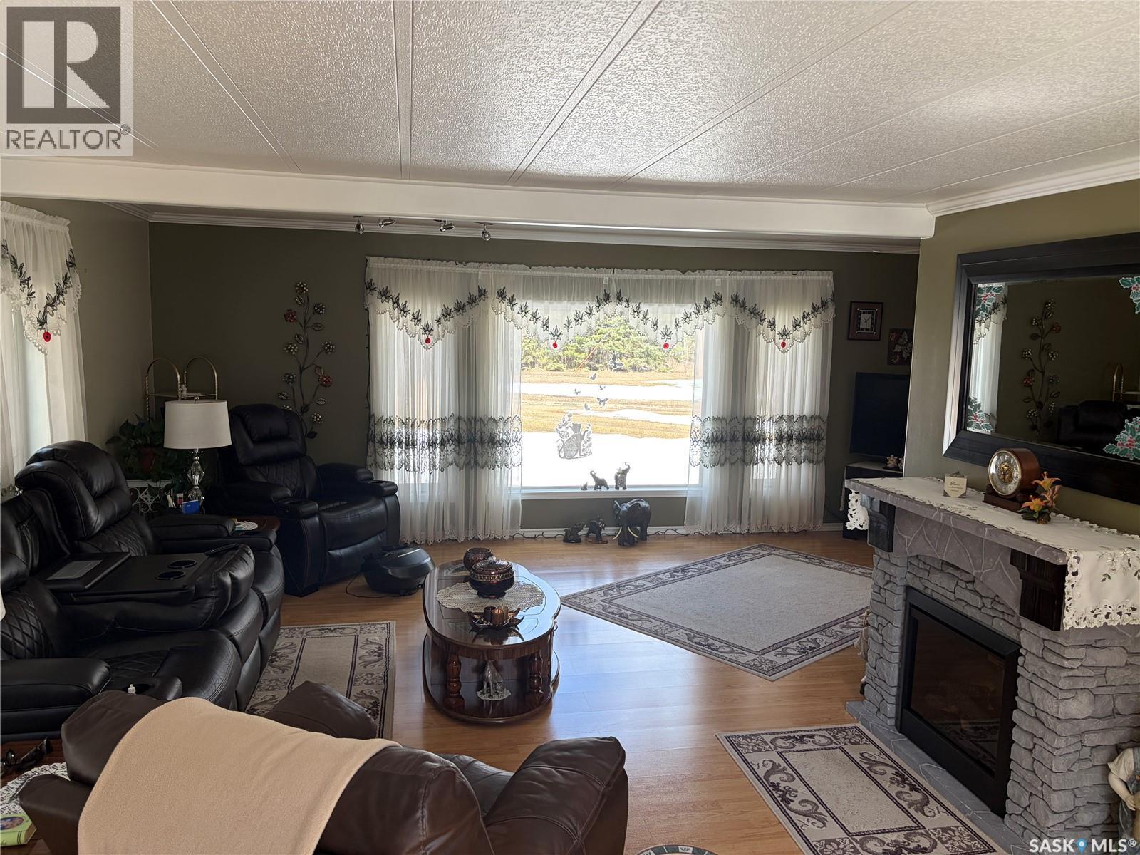 Millikin Acreage, Big River Rm No. 555, SK - Indoor Photo Showing Living Room With Fireplace