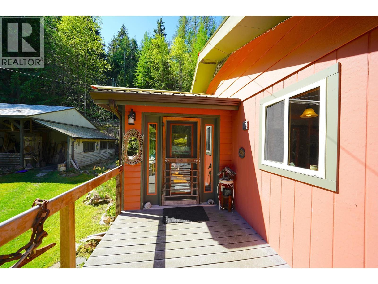 281 Iwanik Road, Procter, BC - Outdoor With Deck Patio Veranda With Exterior