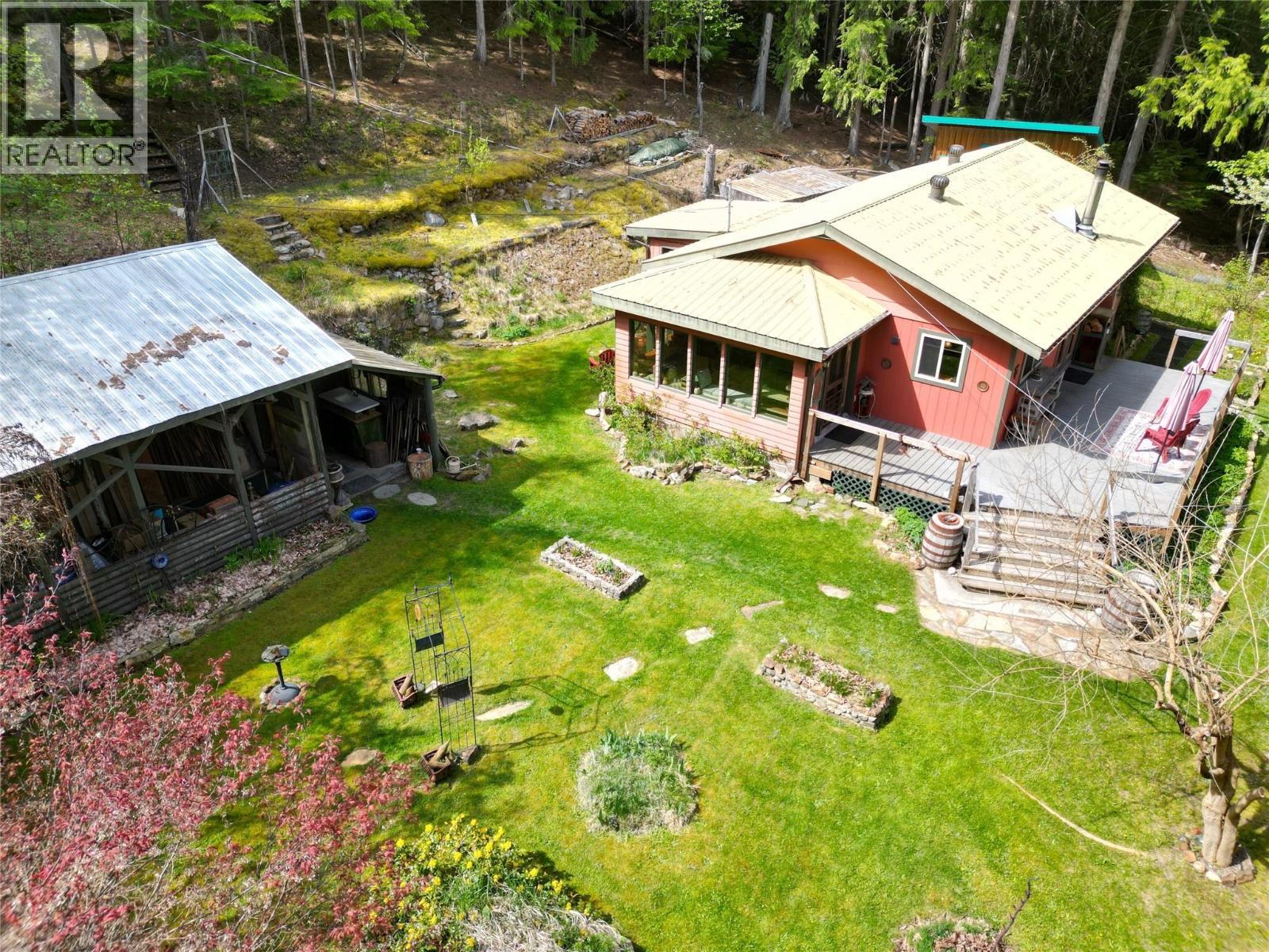 281 Iwanik Road, Procter, BC - Outdoor With Deck Patio Veranda