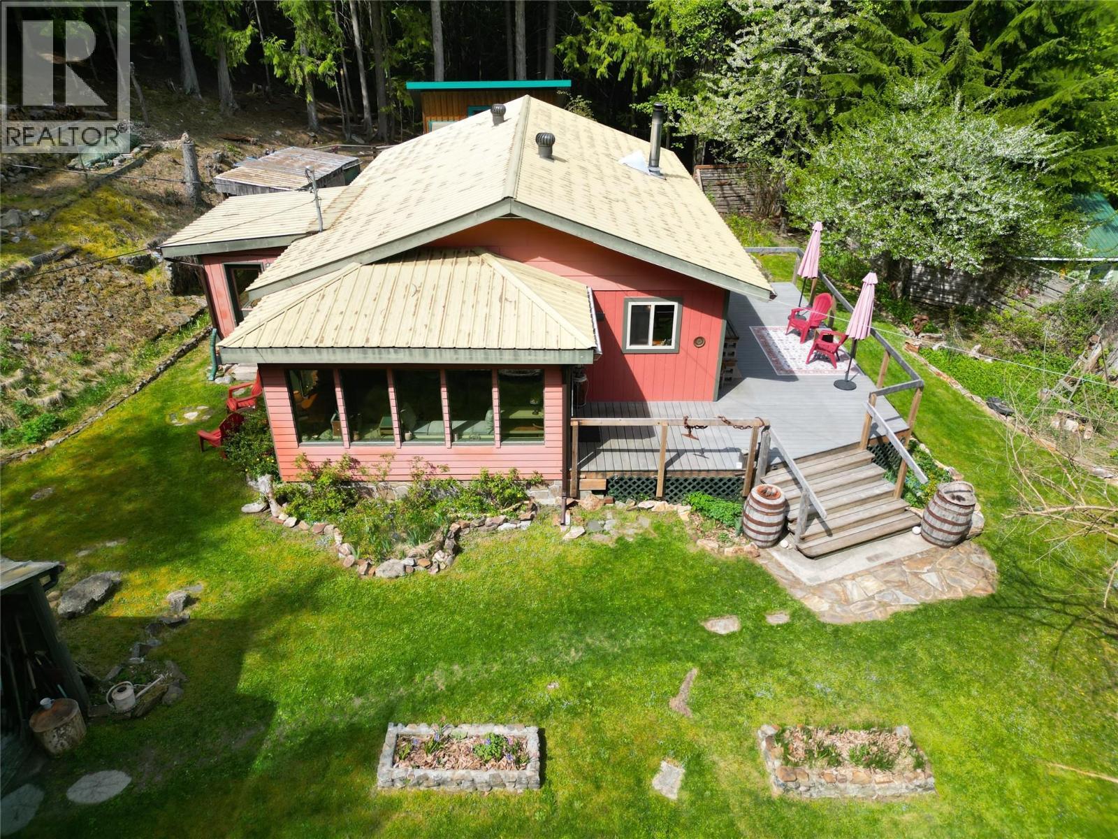 281 Iwanik Road, Procter, BC - Outdoor With Deck Patio Veranda