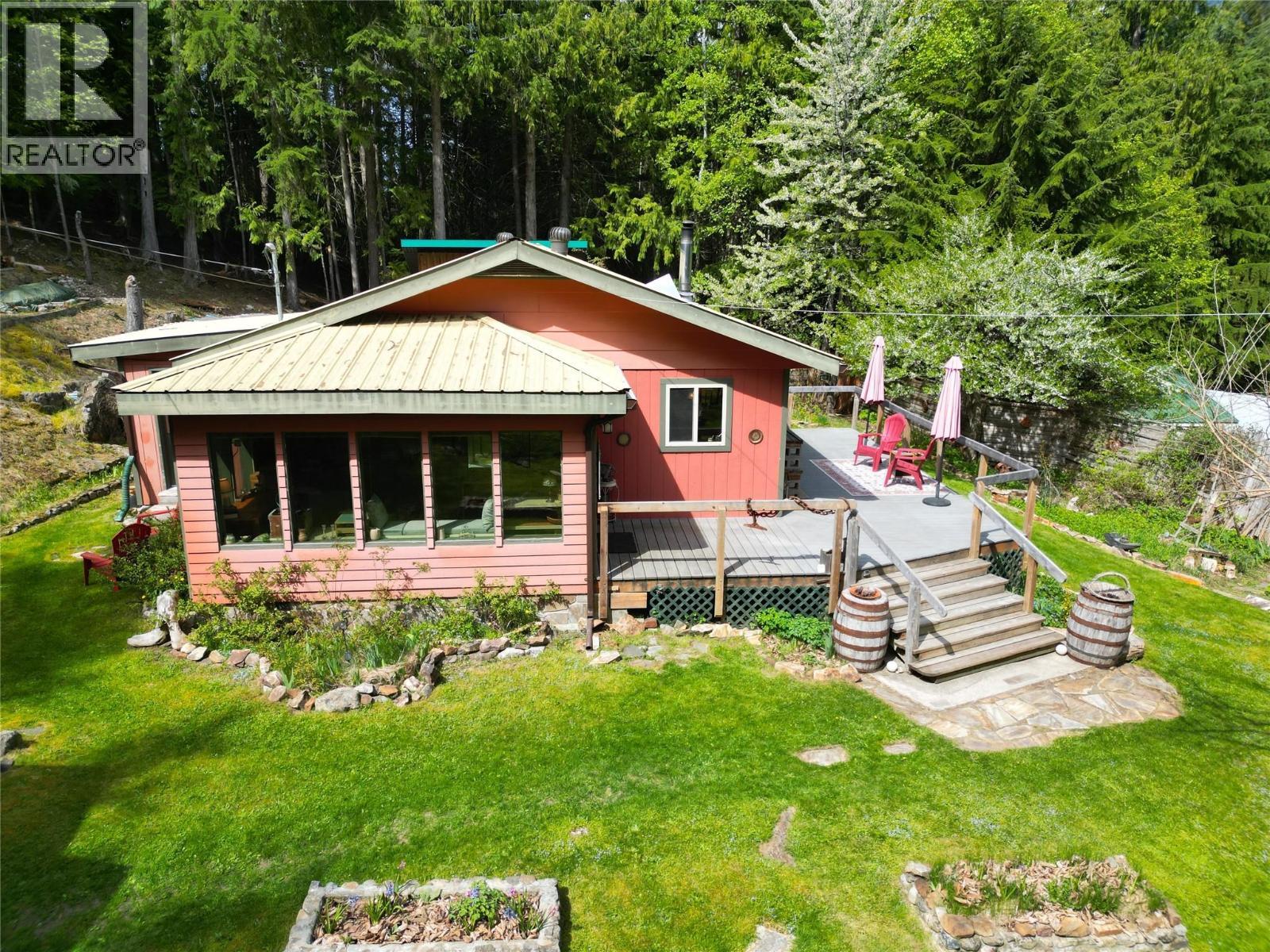 281 Iwanik Road, Procter, BC - Outdoor With Deck Patio Veranda