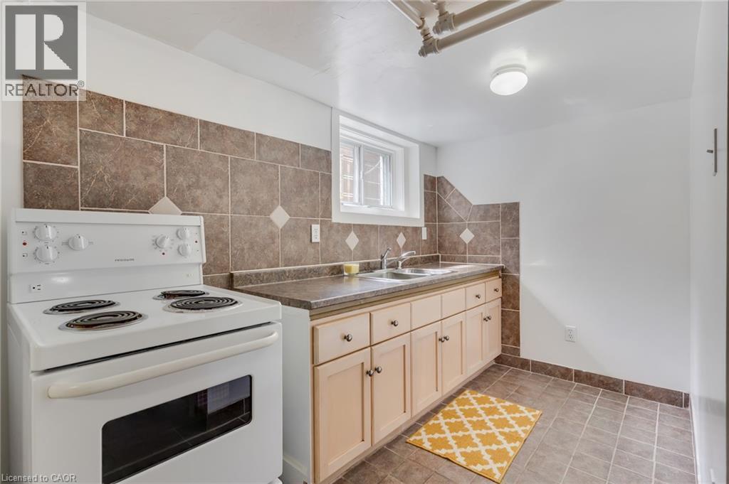 115 Filbert Street, Kitchener, ON - Indoor Photo Showing Kitchen With Double Sink