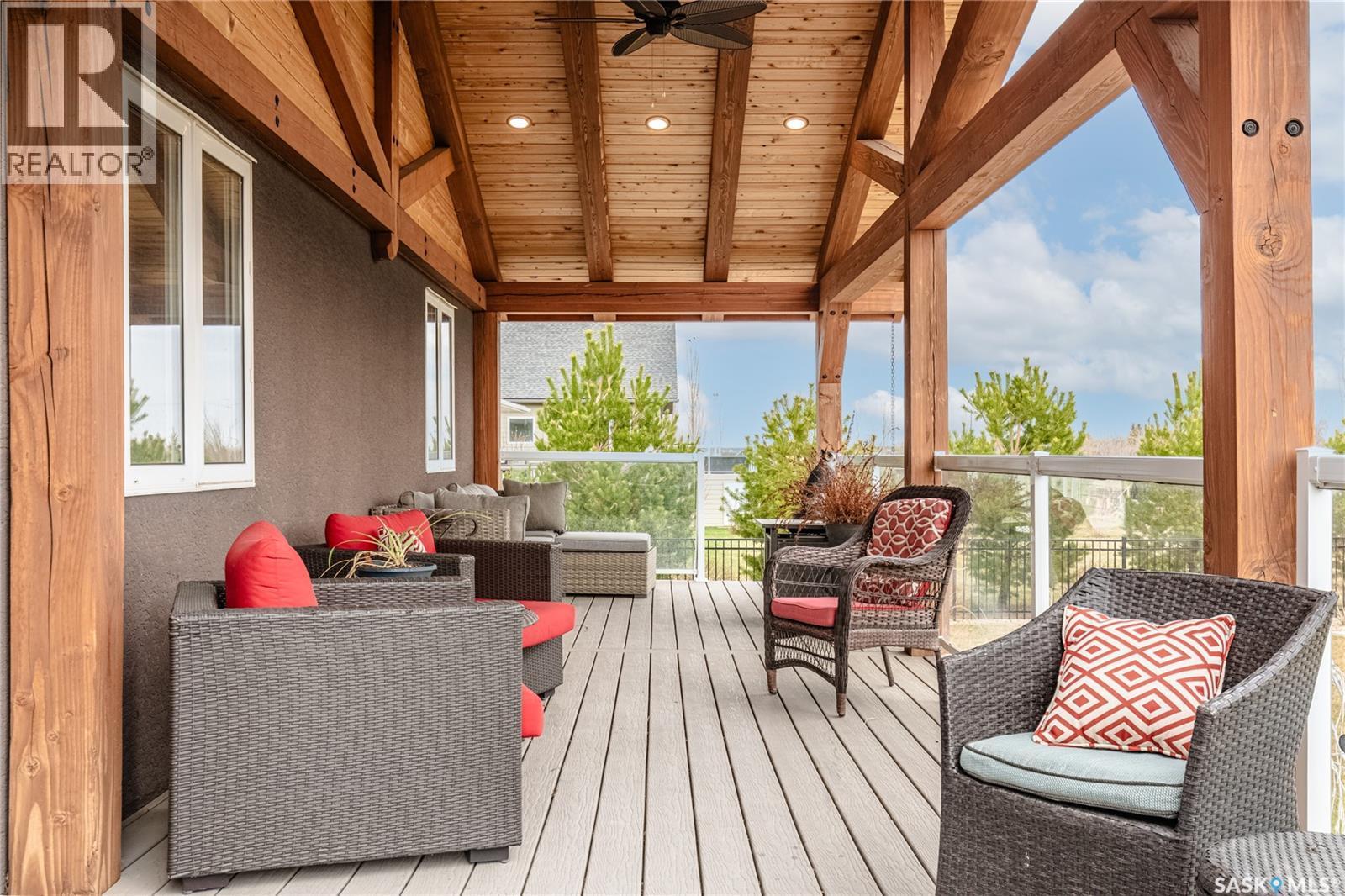 212 Iron Bridge Drive, Moose Jaw, SK - Outdoor With Deck Patio Veranda With Exterior