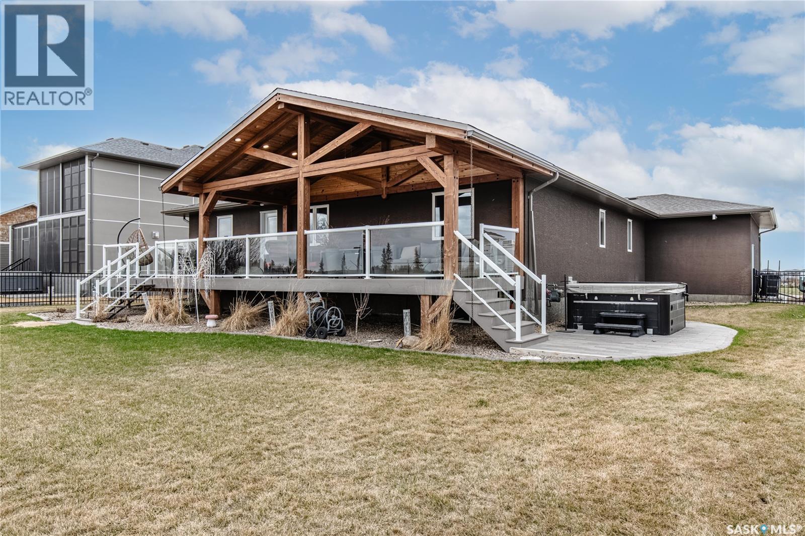 212 Iron Bridge Drive, Moose Jaw, SK - Outdoor With Deck Patio Veranda