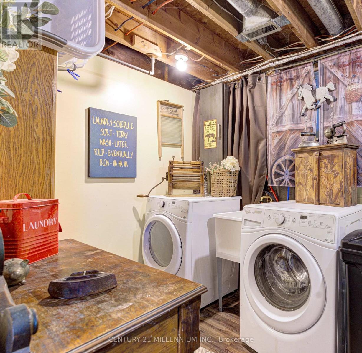 6046 3Rd Line, Essa, ON - Indoor Photo Showing Laundry Room