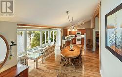 Bright open living/dining area -