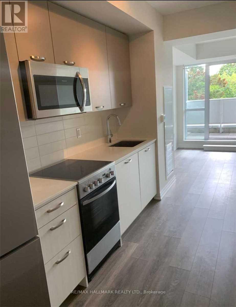 417 - 2301 Danforth Avenue, Toronto, ON - Indoor Photo Showing Kitchen With Stainless Steel Kitchen