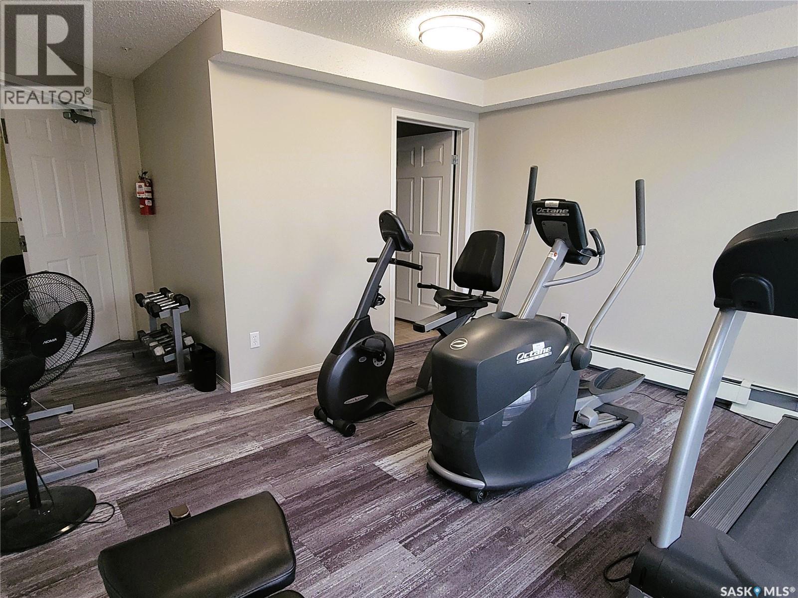 204 303 Lowe Road, Saskatoon, SK - Indoor Photo Showing Gym Room