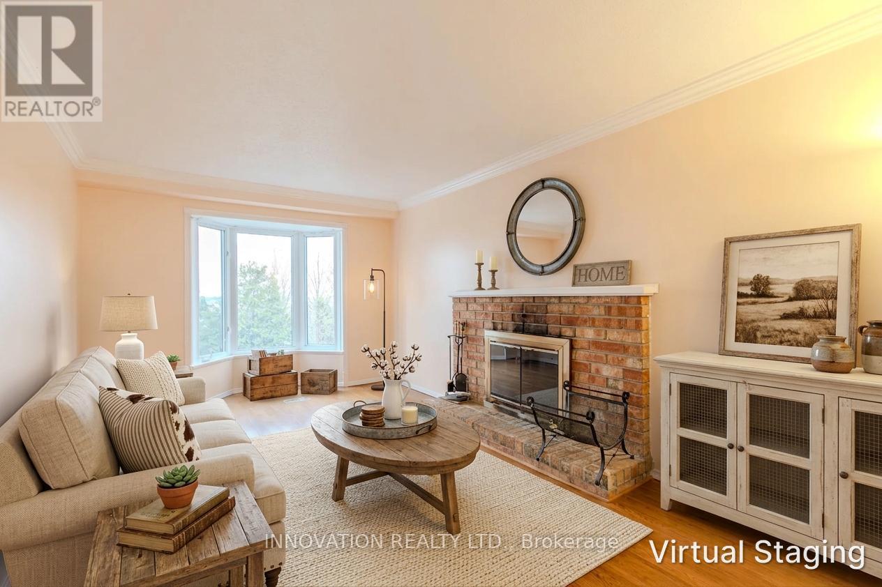 152 Mccurdy Drive E, Ottawa, ON - Indoor Photo Showing Living Room With Fireplace