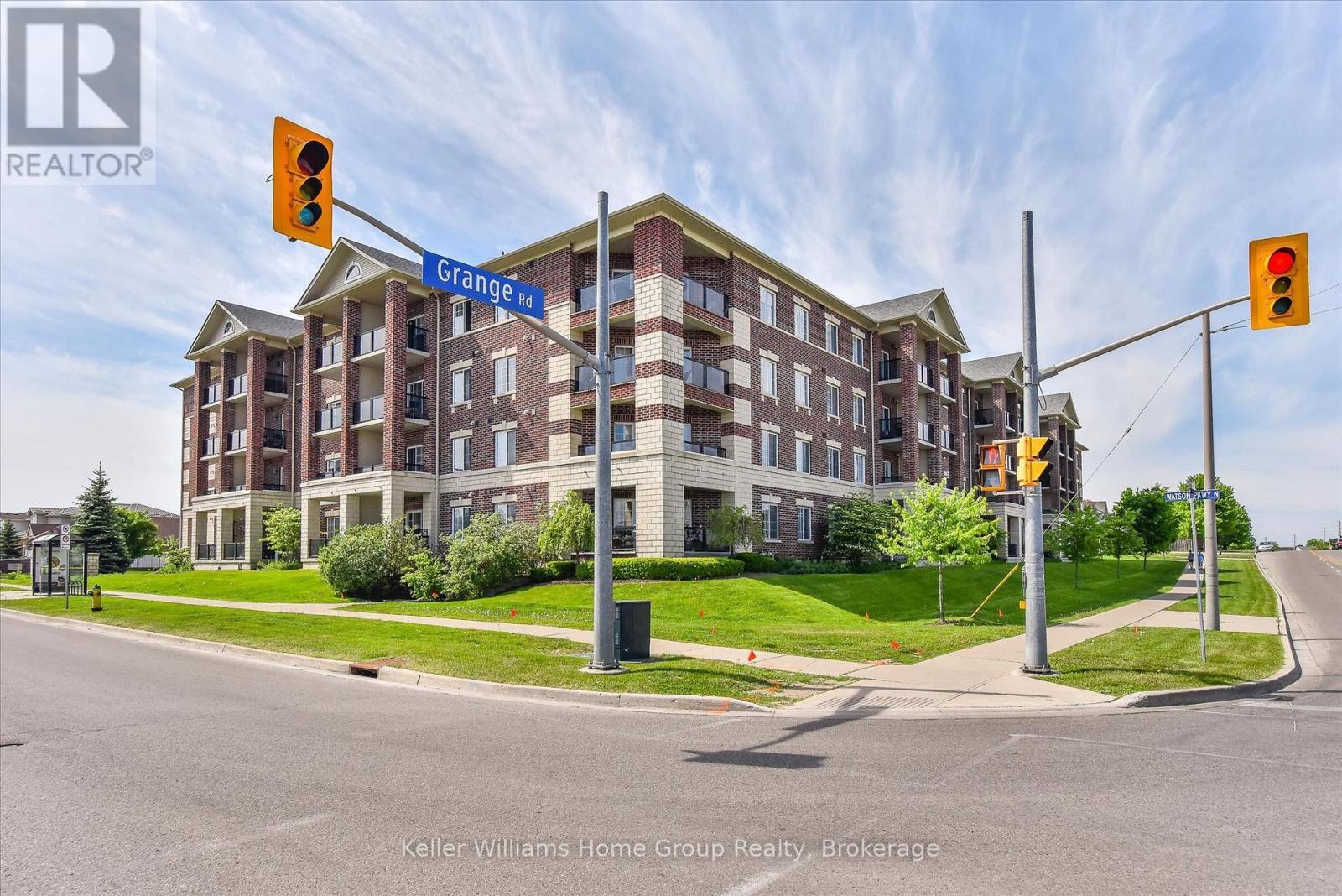 114 - 308 Watson Parkway N, Guelph (Grange Road), ON - Outdoor With Balcony With Facade