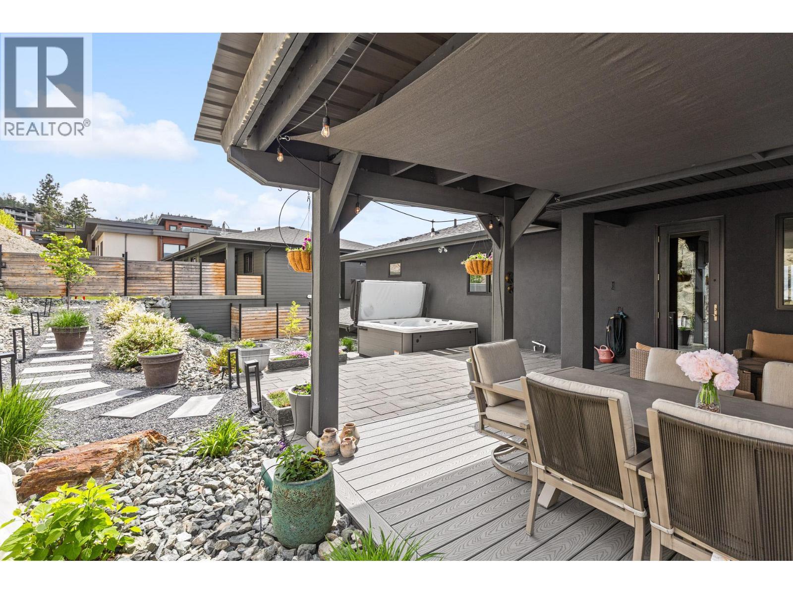 3643 Wild Rose Road, Kelowna, BC - Outdoor With Deck Patio Veranda With Exterior