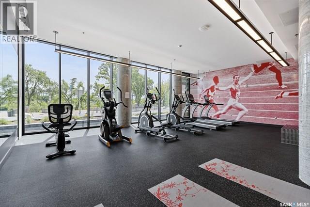 1104 490 2Nd Avenue S, Saskatoon, SK - Indoor Photo Showing Gym Room