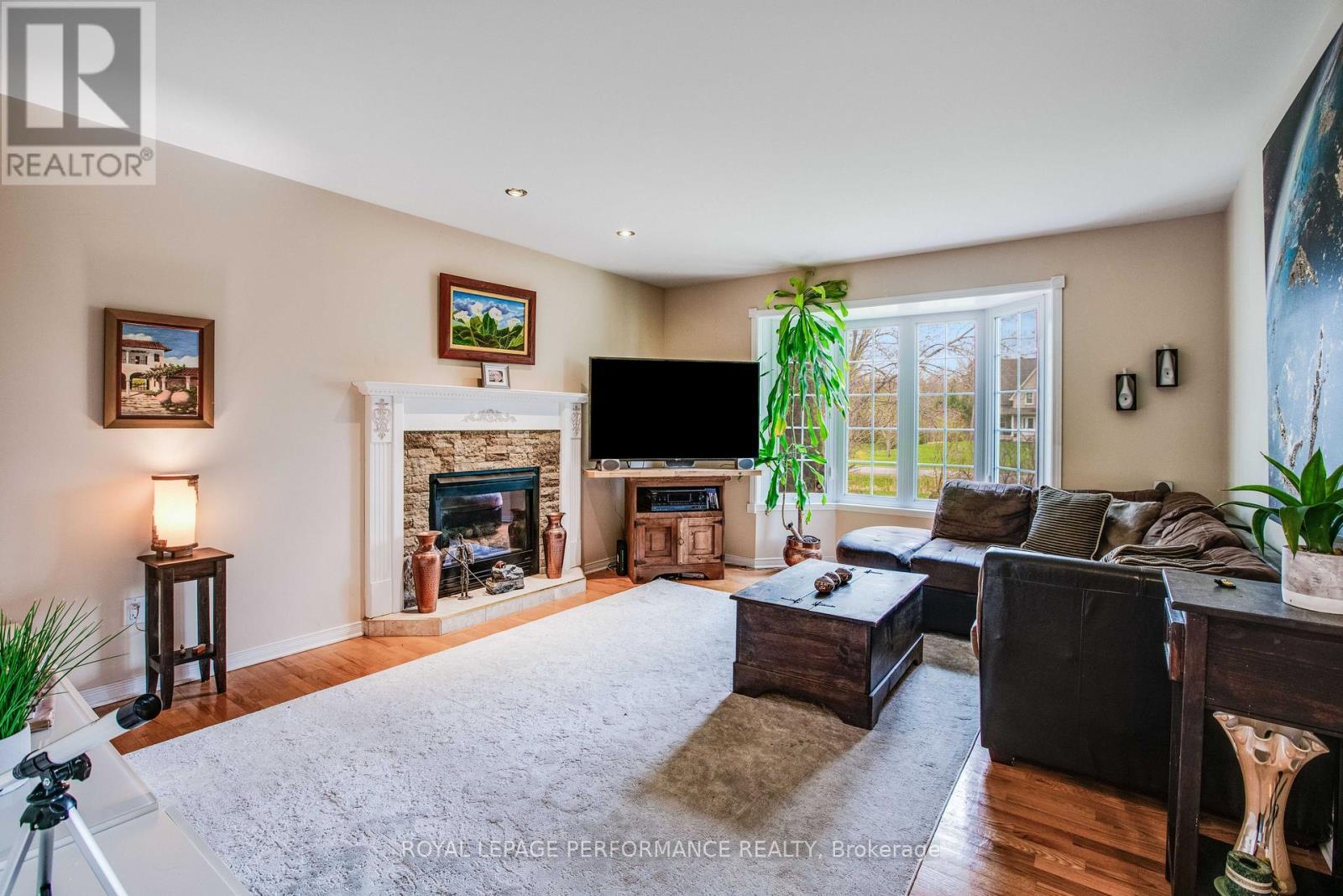 531 Du Bercail Road, Champlain, ON - Indoor Photo Showing Living Room With Fireplace