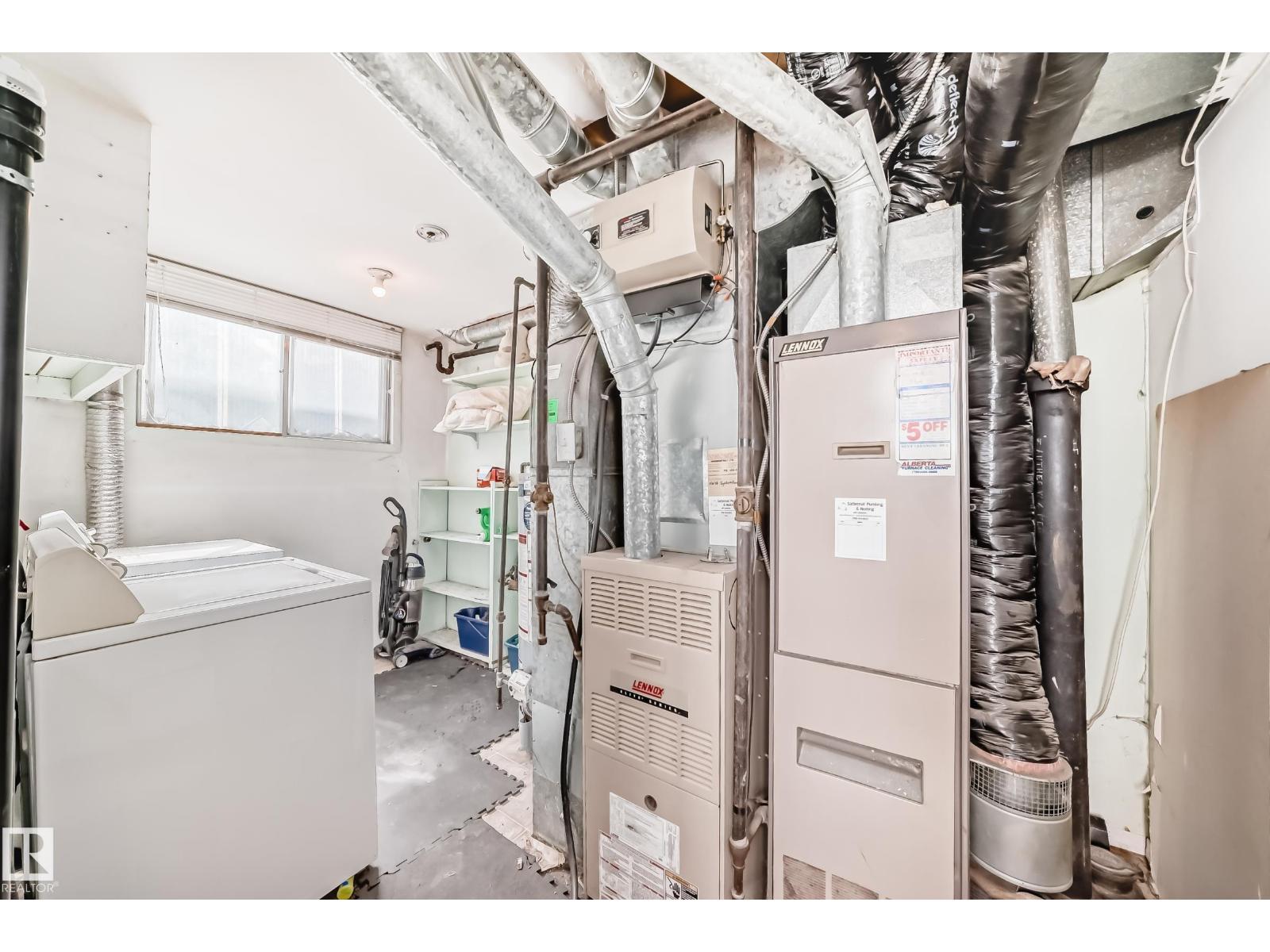12825 102 St Nw, Edmonton, AB - Indoor Photo Showing Basement