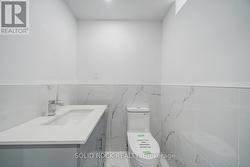 Powder Room in Basement -