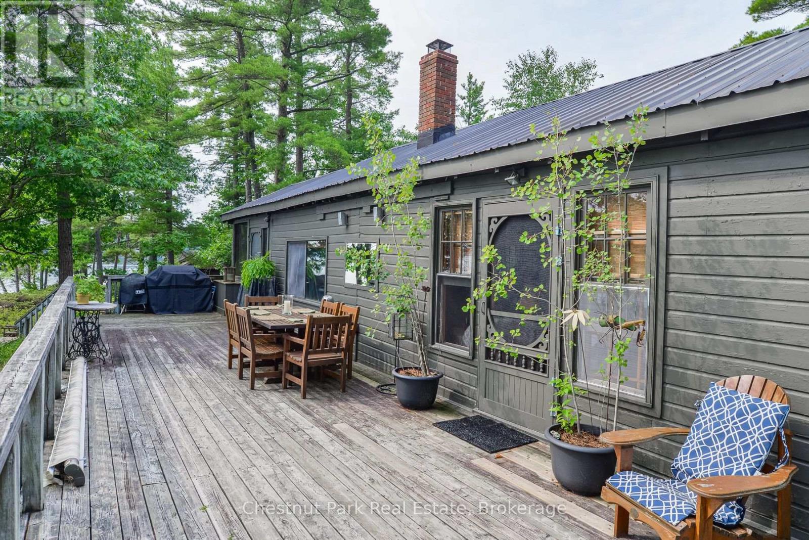 1 Rose Island, Gravenhurst (Morrison), ON - Outdoor With Deck Patio Veranda With Exterior