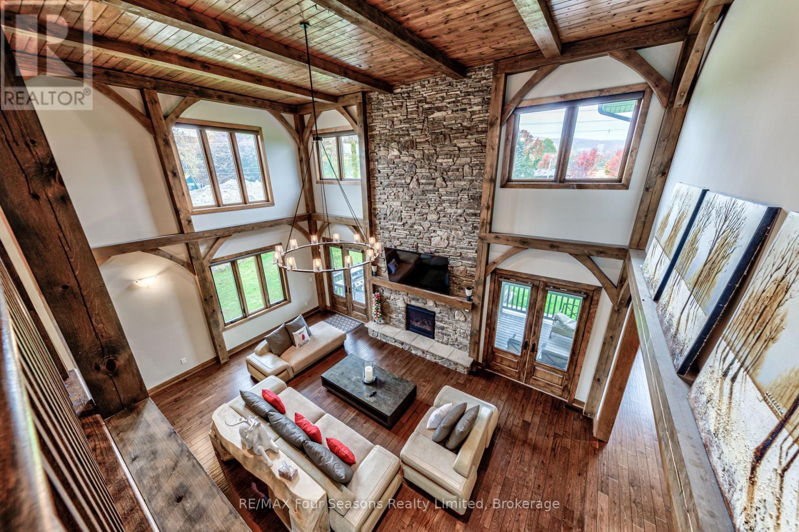 9 Windrose Valley Boulevard, Clearview, ON - Indoor Photo Showing Other Room With Fireplace