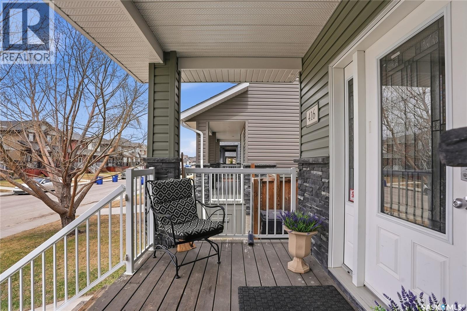 416 Golden Willow Way, Warman, SK - Outdoor With Deck Patio Veranda With Exterior