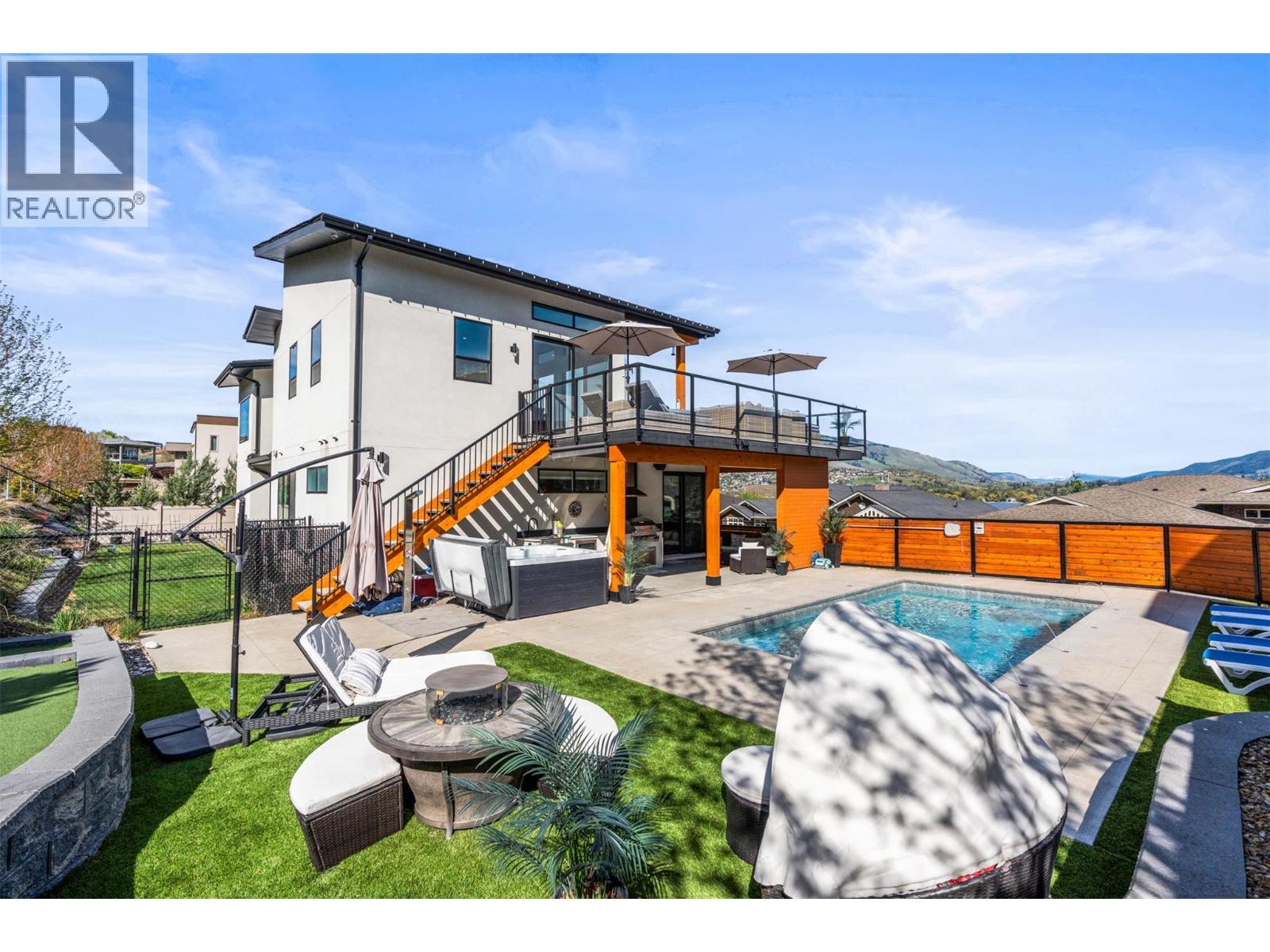 7938 Graystone Drive, Coldstream, BC - Outdoor With In Ground Pool