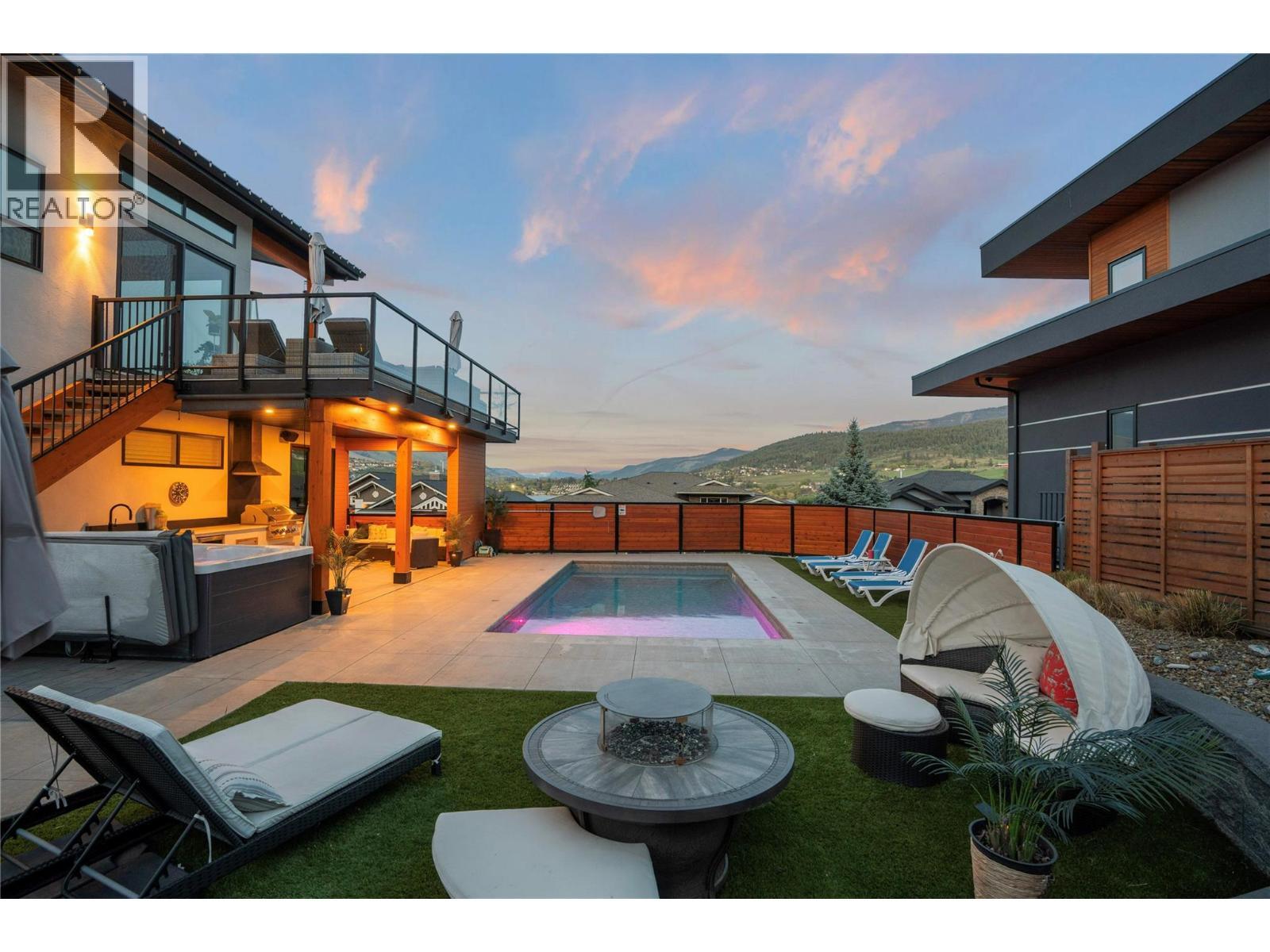 7938 Graystone Drive, Coldstream, BC - Outdoor With In Ground Pool